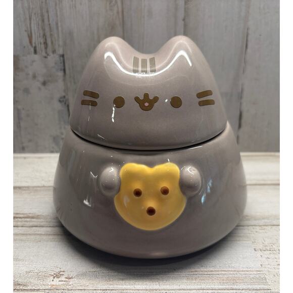 Pusheen Cat Kitty Treat Holder Ceramic NWT - Picture 1 of 4